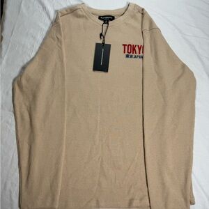 NWT Brand Makers Group Tokyo Men's Heavyweight Long Sleeve Relaxed Fit‎ M Anime